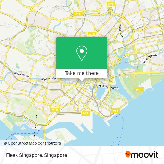 Fleek Singapore map