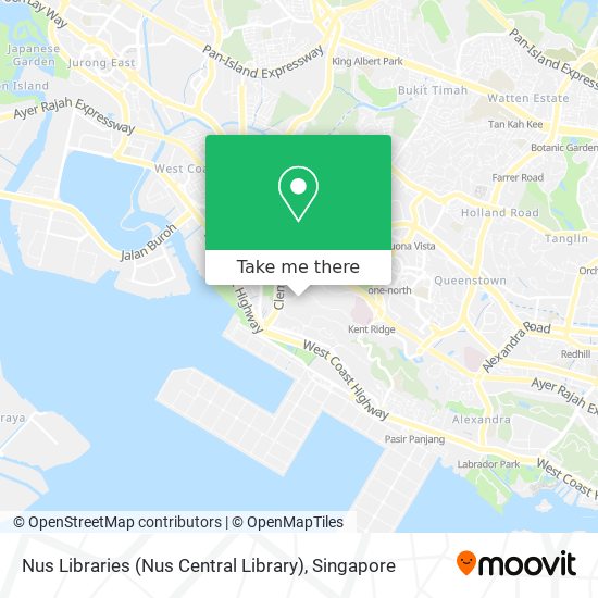 Nus Libraries (Nus Central Library) map