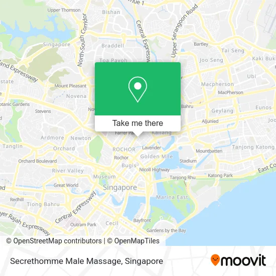 Secrethomme Male Massage map