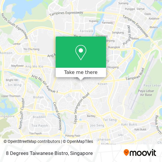 8 Degrees Taiwanese Bistro map