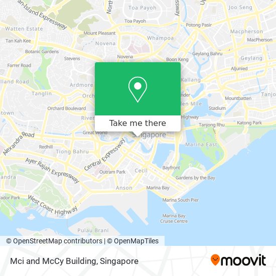 Mci and McCy Building map