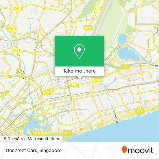 One2rent Cars map