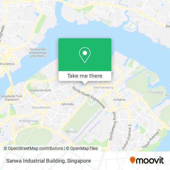 Sanwa Industrial Building map