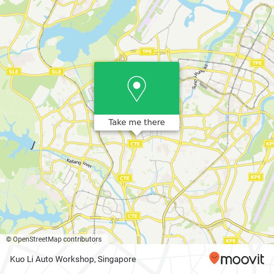 Kuo Li Auto Workshop map