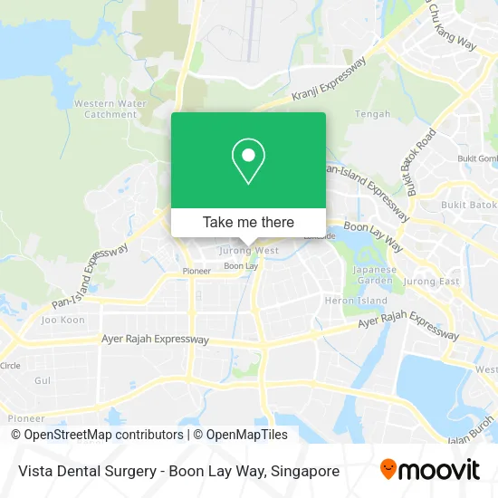 Vista Dental Surgery - Boon Lay Way map
