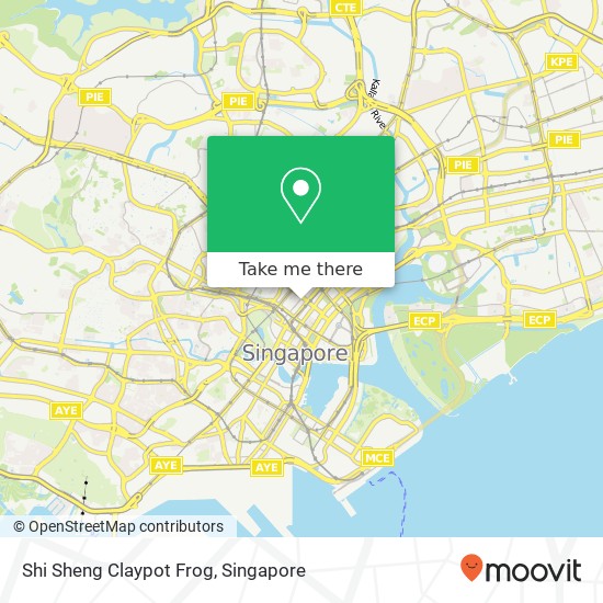 Shi Sheng Claypot Frog map