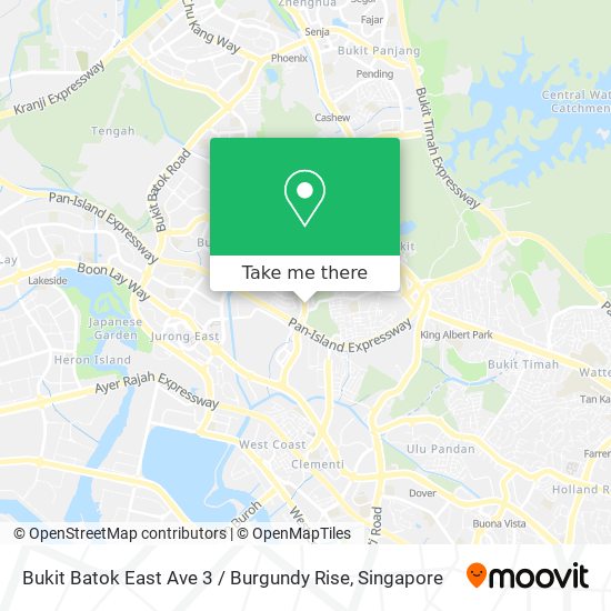 Bukit Batok East Ave 3 / Burgundy Rise map