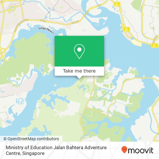 Ministry of Education Jalan Bahtera Adventure Centre map