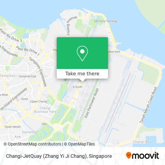 Changi-JetQuay (Zhang Yi Ji Chang) map