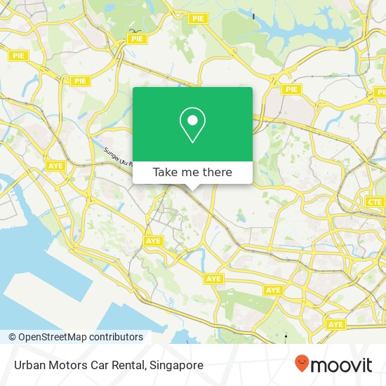 Urban Motors Car Rental map