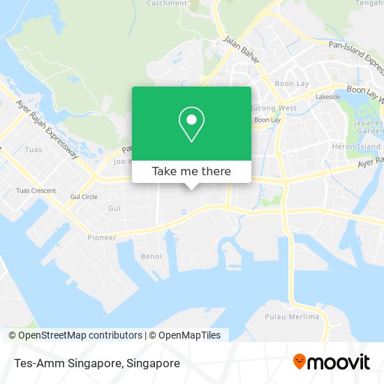 Tes-Amm Singapore map