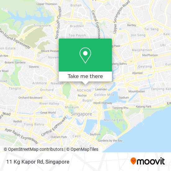 11 Kg Kapor Rd map