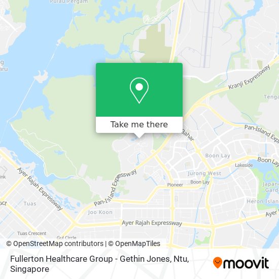Fullerton Healthcare Group - Gethin Jones, Ntu map