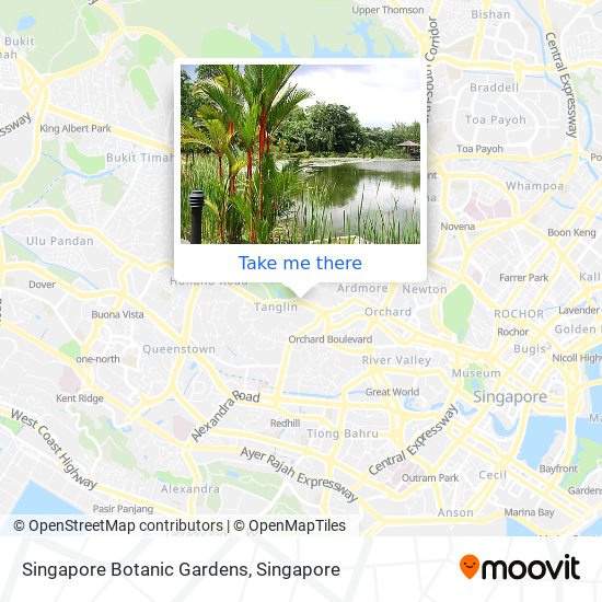 Singapore Botanic Gardens地图