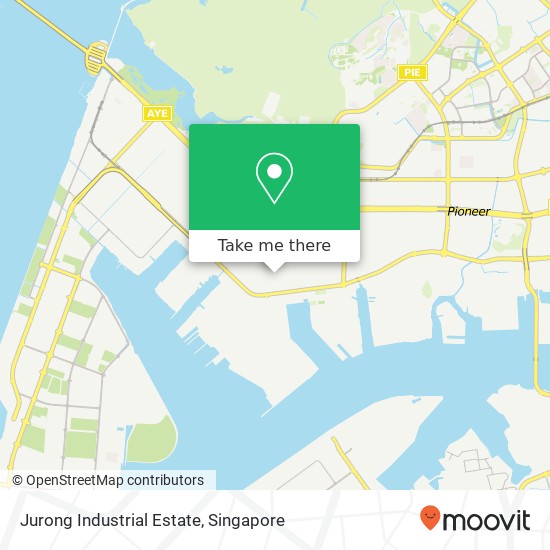 Jurong Industrial Estate map