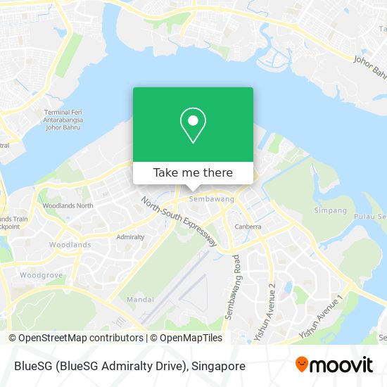 BlueSG (BlueSG Admiralty Drive) map