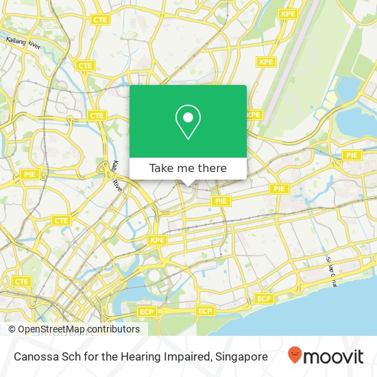 Canossa Sch for the Hearing Impaired map