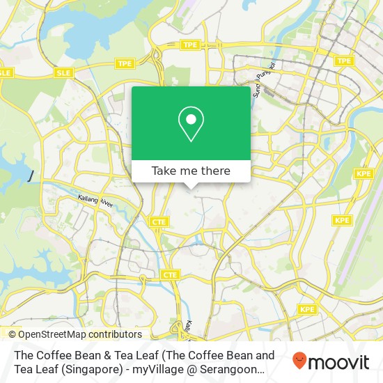 The Coffee Bean & Tea Leaf (The Coffee Bean and Tea Leaf (Singapore) - myVillage @ Serangoon Garden map