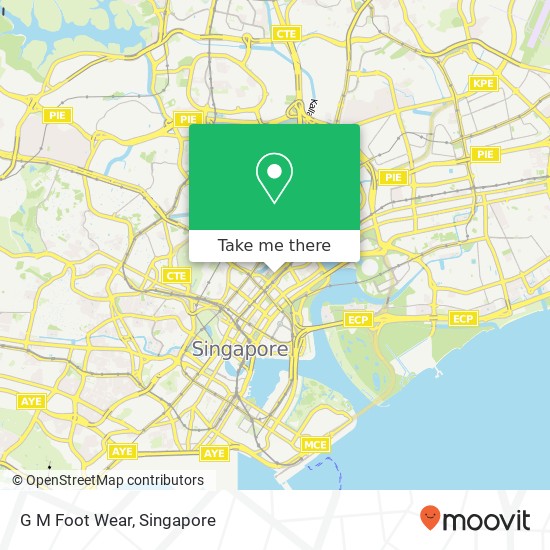 G M Foot Wear map