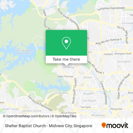 Shelter Baptist Church - Midview City地图