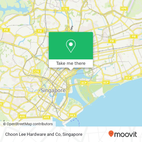 Choon Lee Hardware and Co map