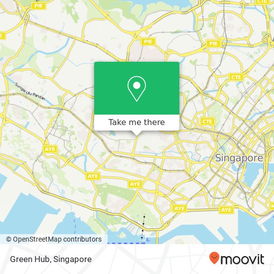 Green Hub map