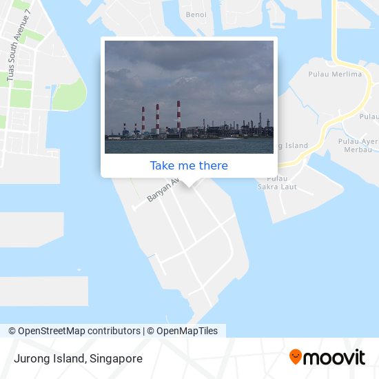 Jurong Island地图