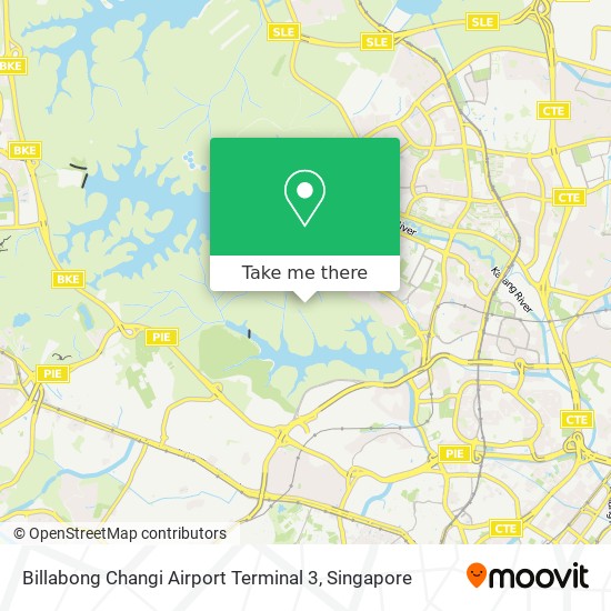 Billabong Changi Airport Terminal 3 map