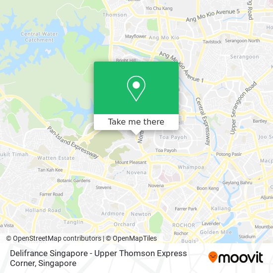 Delifrance Singapore - Upper Thomson Express Corner地图