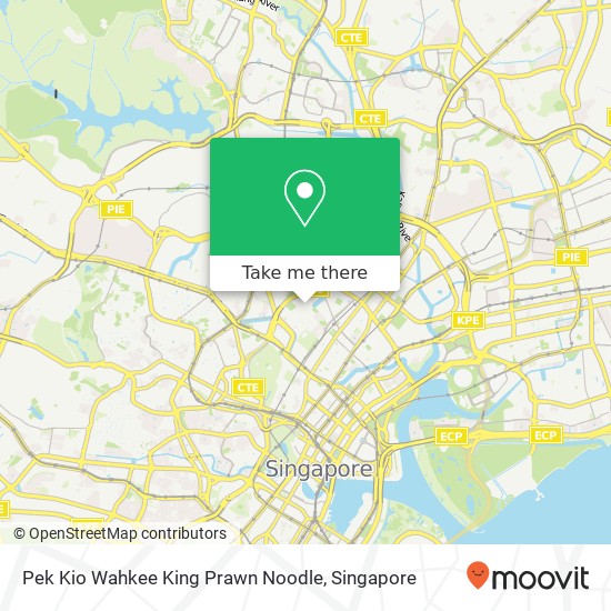 Pek Kio Wahkee King Prawn Noodle map