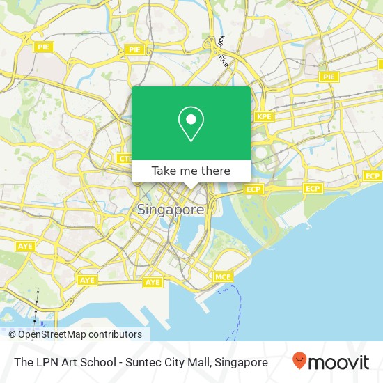 The LPN Art School - Suntec City Mall map