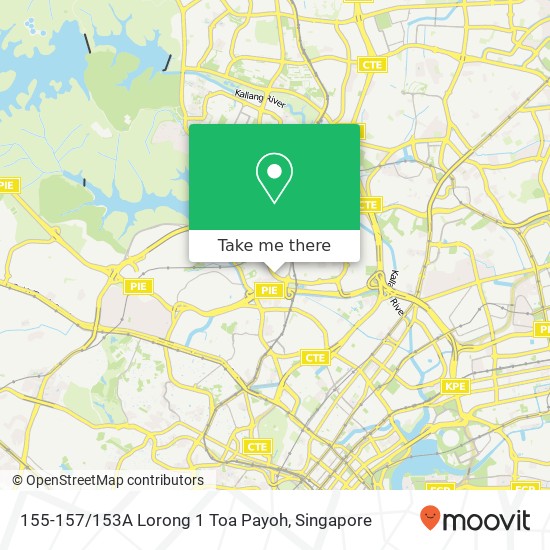 155-157 / 153A Lorong 1 Toa Payoh地图