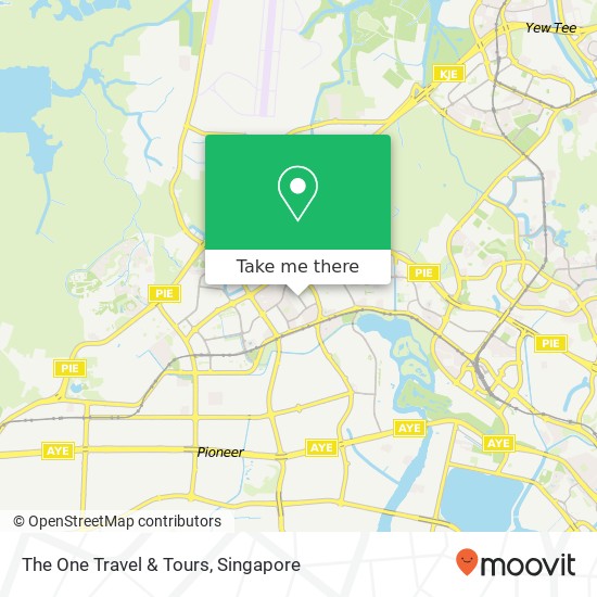 The One Travel & Tours map
