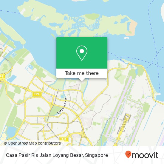 Casa Pasir Ris Jalan Loyang Besar map