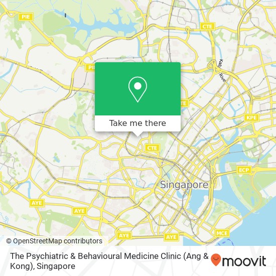 The Psychiatric & Behavioural Medicine Clinic (Ang & Kong) map