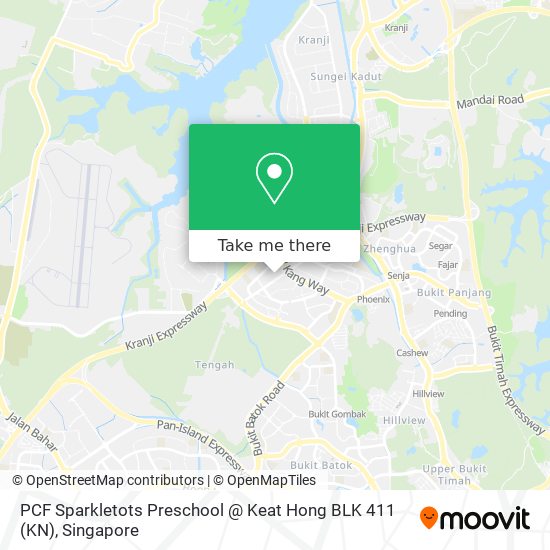 PCF Sparkletots Preschool @ Keat Hong BLK 411 (KN)地图