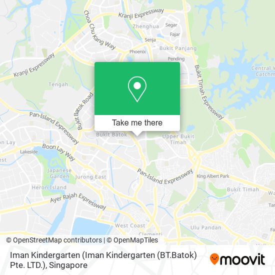 Iman Kindergarten (Iman Kindergarten (BT.Batok) Pte. LTD.) map