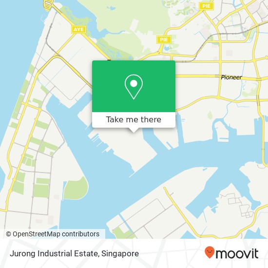 Jurong Industrial Estate map