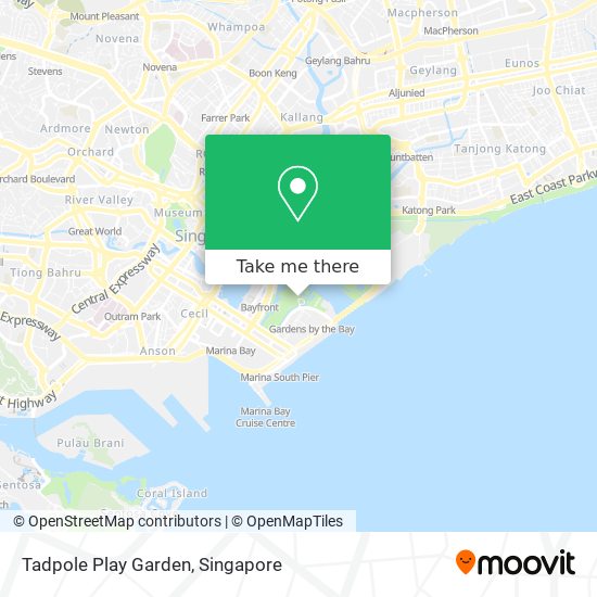 Tadpole Play Garden map