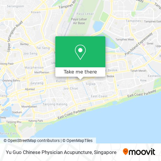 Yu Guo Chinese Physician Acupuncture map