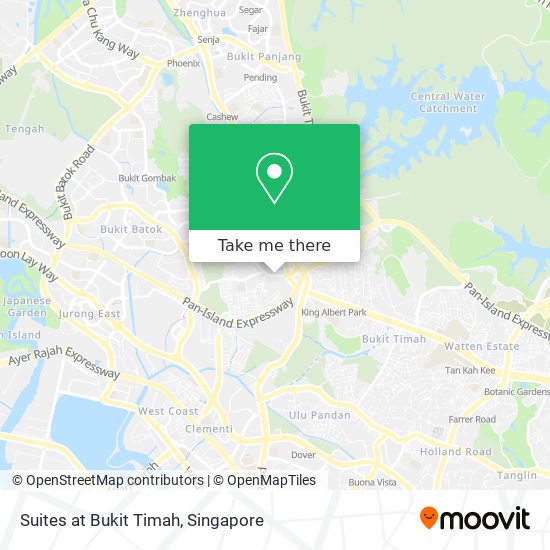 Suites at Bukit Timah map