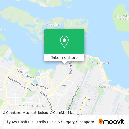 Lily Aw Pasir Ris Family Clinic & Surgery map
