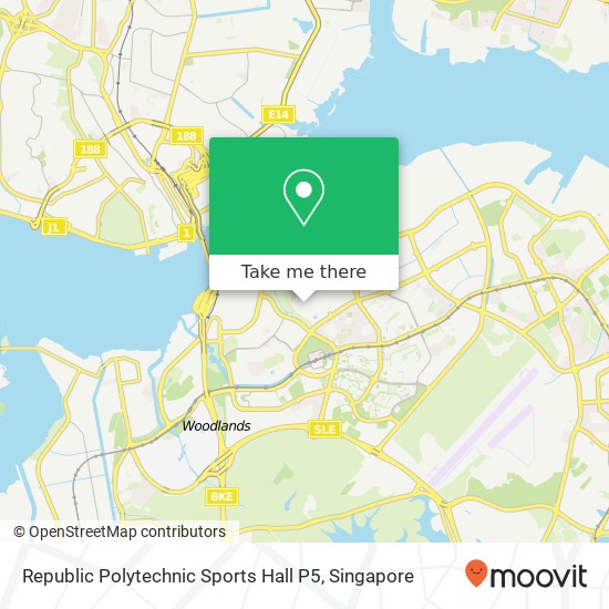 Republic Polytechnic Sports Hall P5 map