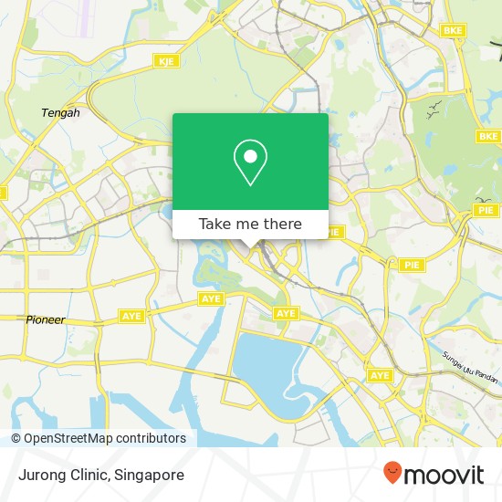 Jurong Clinic map