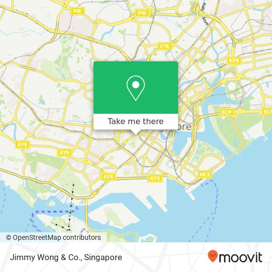 Jimmy Wong & Co. map