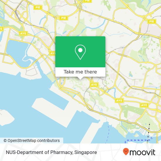 NUS-Department of Pharmacy map