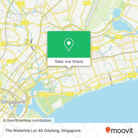 The Waterina Lor 40 Geylang map