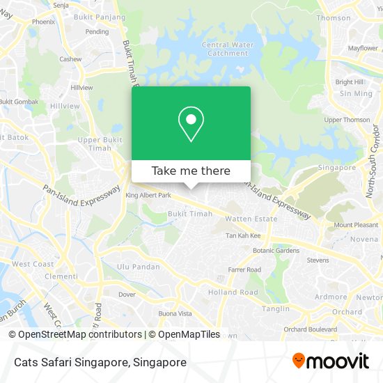 Cats Safari Singapore map