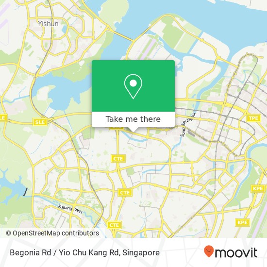 Begonia Rd / Yio Chu Kang Rd map