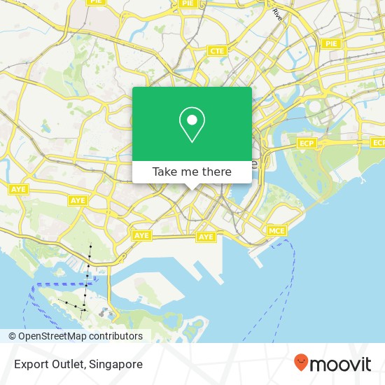 Export Outlet map